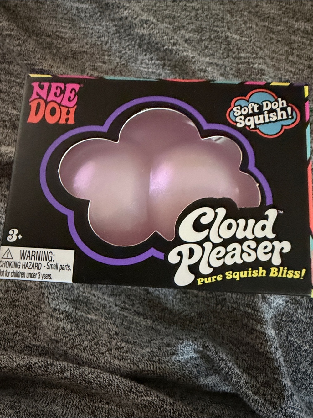 NeeDoh Cloud Pleaser Soft Squish Toy - Purple